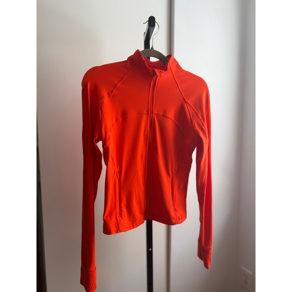Lululemon Cropped Define Jacket *Nulu - Size 8 - Solar Orange